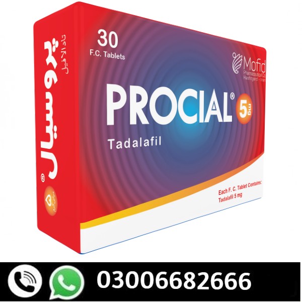 Procial 5mg Tablets Price in Pakistan